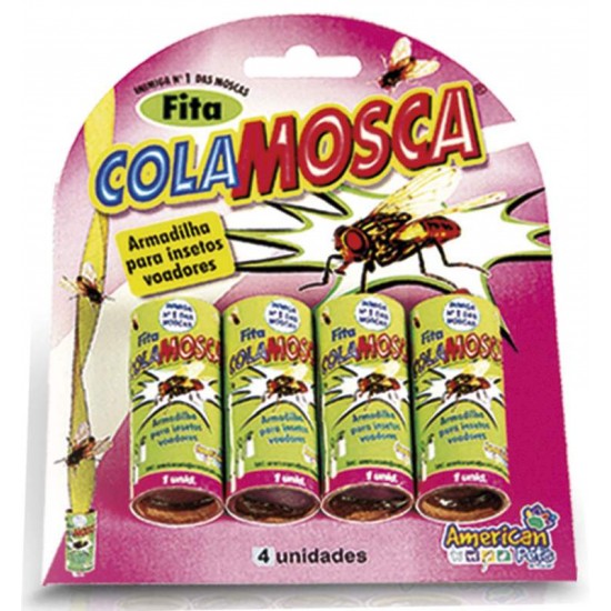 FITA COLA MOSCA BLISTER C/04 UNIDS (08)