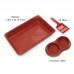 KIT BANDEJA VERMELHO FOUR PLASTIC