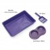 KIT BANDEJA LILAS FOUR PLASTIC