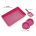 KIT BANDEJA ROSA FOUR PLASTIC