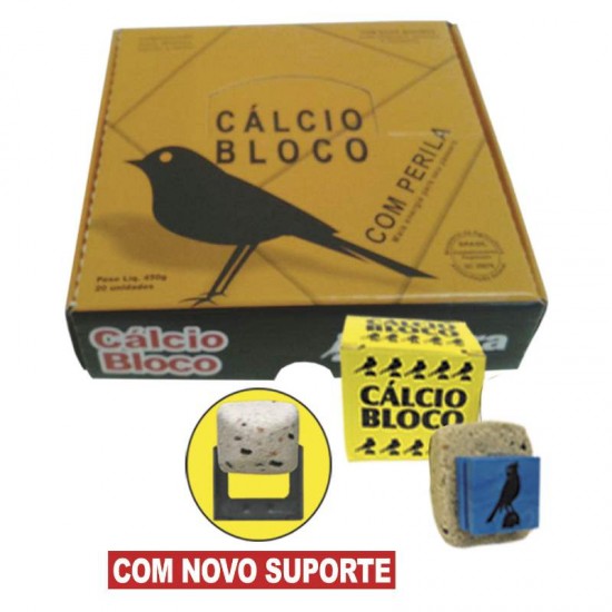CALCIO BLOCO COM PERILA NOVO SUPORTE C/20