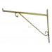 SUPORTE P/JARDINEIRA DOURADO 1 15CM C/2