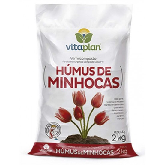 HUMUS DE MINHOCA VITAPLAN 02 KG