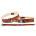 COLEIRA AGRODOG COURO DUPLA C/ DESTOR..Nº 07